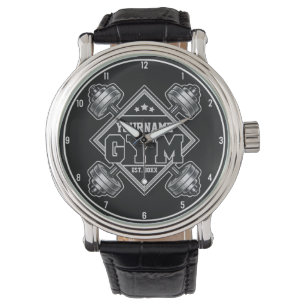 Custom NAME Weightlifting Home Crossfit Gym  Watch