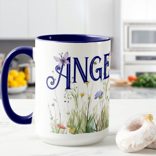 Custom Name Wildflowers  Mug