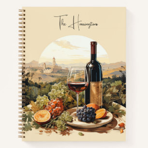 Custom Name Wine Lover's Notebook