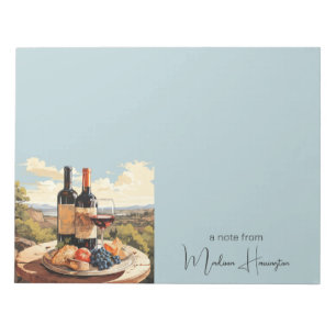 Custom Name Wine Lover's Notepad