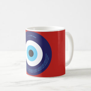 Custom name wish / spell to protect from evil eye coffee mug