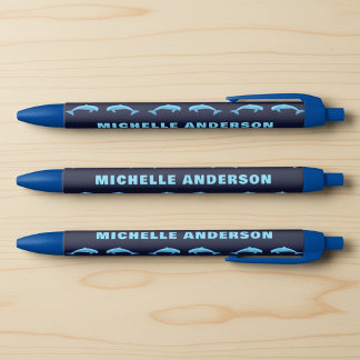 Custom Name with Dolphins Pen