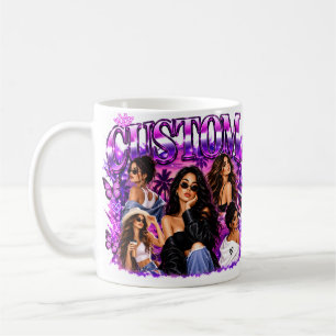 Custom Name Y2K Purple Aesthetic Mug
