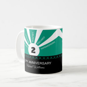 Custom Name & Year, Employee Anniversary Coffee Mug