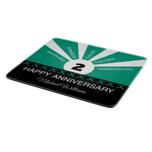 Custom Name & Year, Employee Anniversary Cutting Board