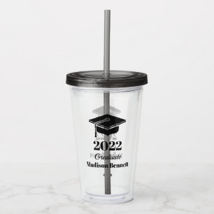 Custom name & year Graduation Acrylic Tumbler