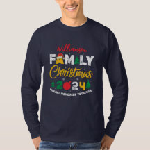 Custom Name Year Matching Family Christmas Reunion