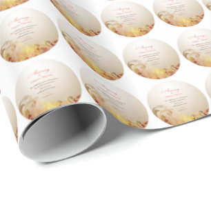 Custom Name & Year Nun, 60th Anniversary Religious Wrapping Paper