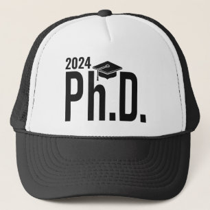 Custom name & year Ph.D. Trucker Hat