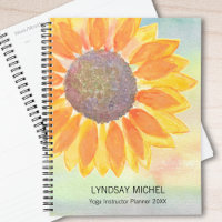 Custom Name Yoga Instructor Planner