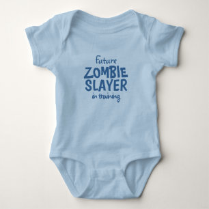 Custom name Zombie Slayer clothing Baby Bodysuit