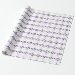 Custom Names, 50th Wedding Anniversary to Couple Wrapping Paper