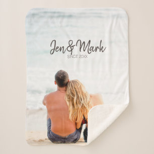Custom Names and Year Stolen Moments Sherpa Blanket
