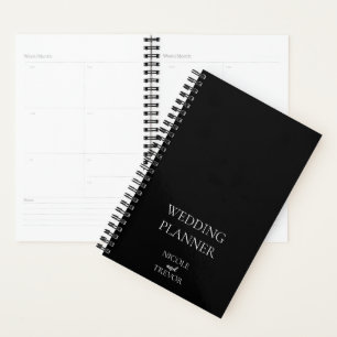 Custom Names - Black Wedding Planner