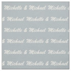 Custom Names & Color Couple's fabric