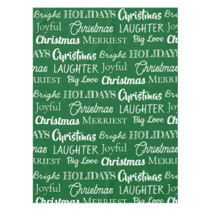 Custom Names for Christmas Tablecloth