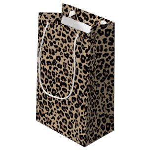 Custom Names Luxury Cheetah Love Small Gift Bag