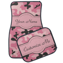 Custom Names Pink Camouflage Personalised