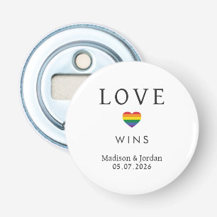 Custom Names / Text Rainbow LOVE Bottle Opener
