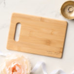 Custom Names Wedding Date | Cutting Board<br><div class="desc">A personalised gift makes a special keepsake for the newlyweds.  Customise this cutting board with the bride and grooms name and wedding date.  #newlyweds #brideandgroom #zazzlemade</div>