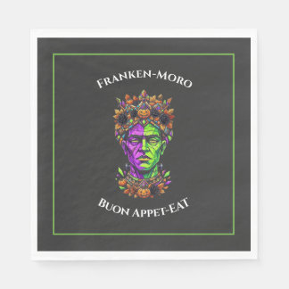 Custom Napkins Neon Halloween Frankenstein Moro