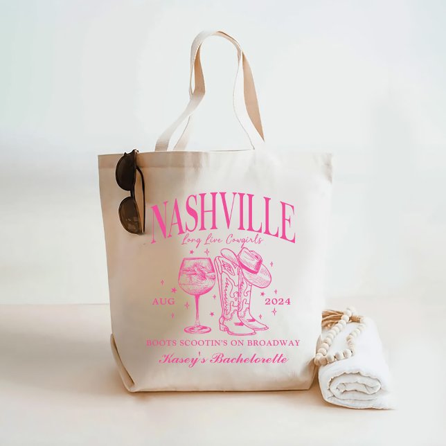 Custom  Nashville Bachelorette Rodeo Cocktail Tote Bag (Creator Uploaded)