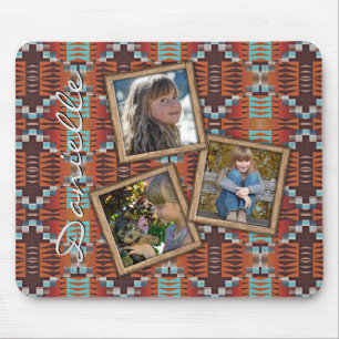 Custom Native American Indian Tribal Art Pattern Mouse Mat