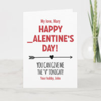 CUSTOM Naughty Give me the 'V' Tonight Arrow Funny