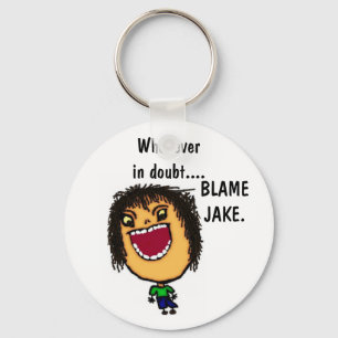 Custom Naughty Man Key Ring