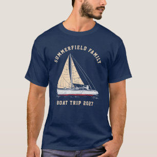Custom Nautical Matching Family Boat Trip T-Shirt