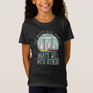 Custom Nautical Matching Family Sailing Adventure T-Shirt
