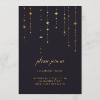 Custom Navy Birthday/New Year Party Invitation