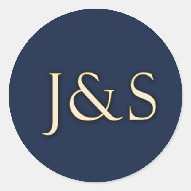 Custom navy sticker (Front)