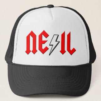 custom NEIL rock and roll shirt Trucker Hat
