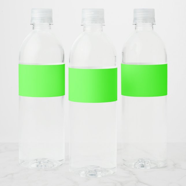 Custom Neon Green Bottle Labels (Bottles)