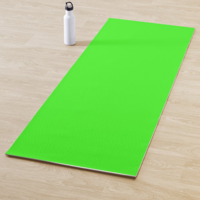 Custom Neon Green Yoga Mat (In Situ)