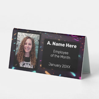 Custom Neon Party Employee of the Month