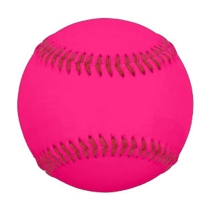 Custom Neon Pink Baseball – Stand Out on the Field