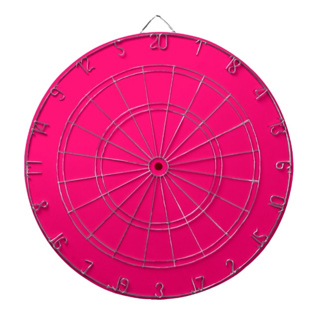 Custom Neon Pink Dartboard – Unique & Stylish (Front)