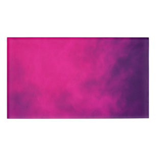 Custom Neon Pink Gradient Name Tag