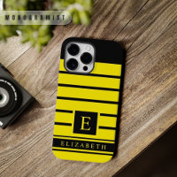 Custom Neon Yellow And Black Colour Stripes