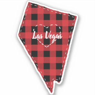 Custom Nevada Hometown State Plaid Christmas