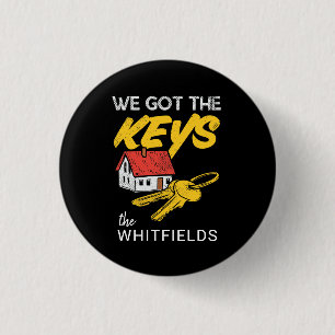 Custom New Home Owners Matching Housewarming Party 3 Cm Round Badge