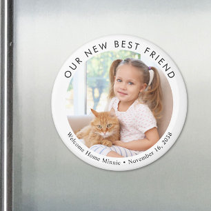 Custom New Kitten Photo Magnet