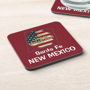 Custom New Mexico state Beverage Coaster