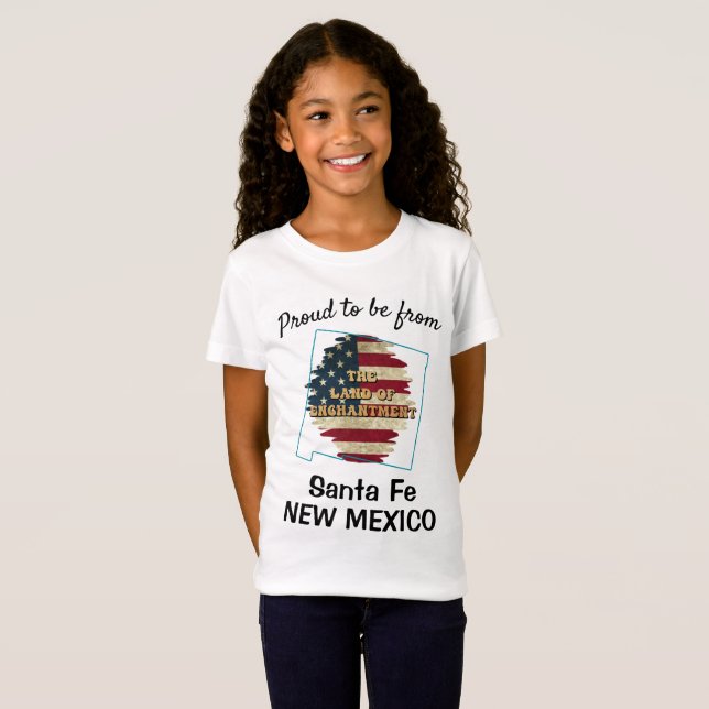 Custom New Mexico state T-Shirt (Front Full)