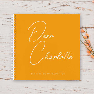 Custom New Mum Gift Minimalist Stylish Script Notebook