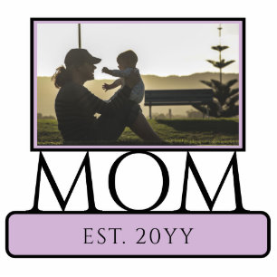 Custom New Mum to be Mum Est Photo Sculpture