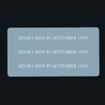 Custom 'new RSVP date' stickers for Michelle<br><div class="desc">Custom stickers</div>