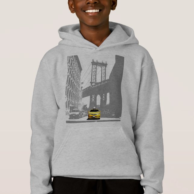 Custom New York City Nyc Yellow Taxi Kids Boys (Front)